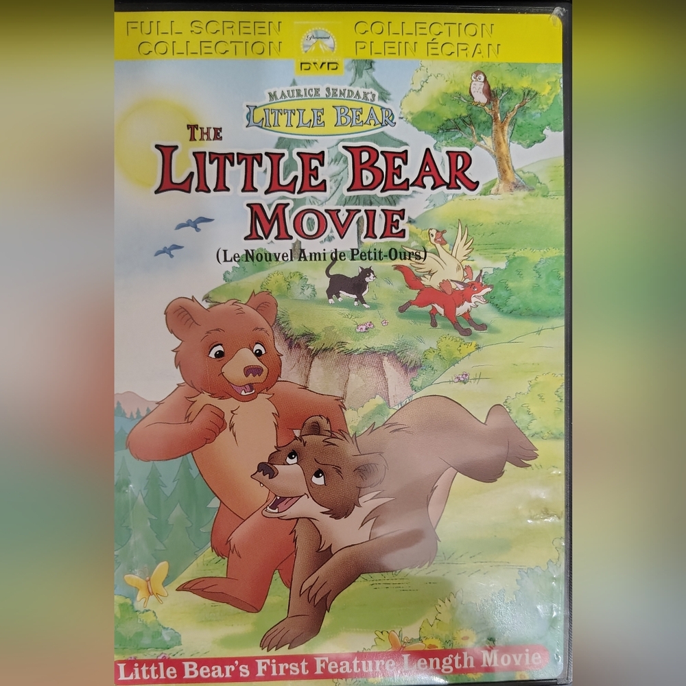 RARE DVD The Little Bear Movie by Maurice Sendak 2001 French / English